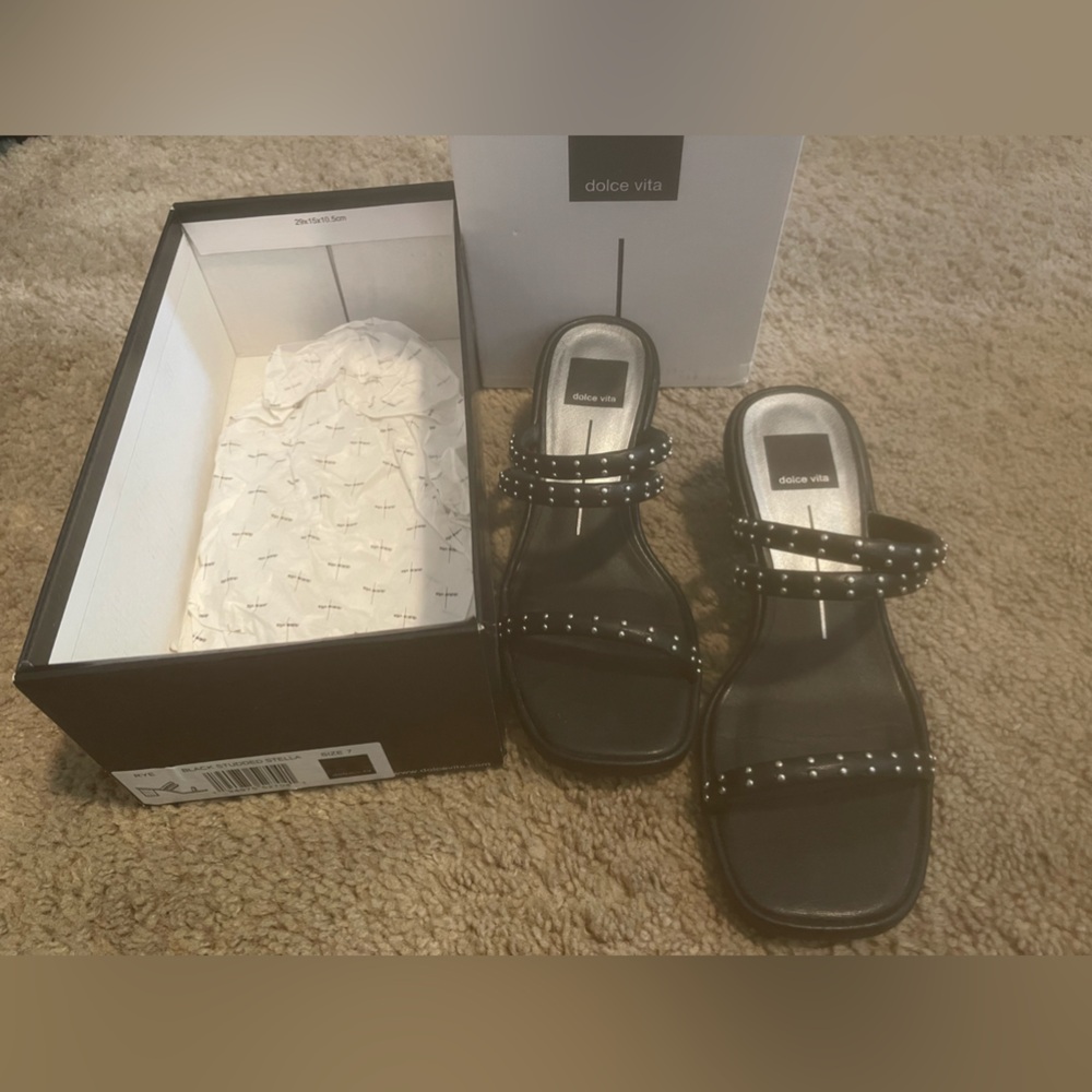 Dolce vita slide in heals size 7